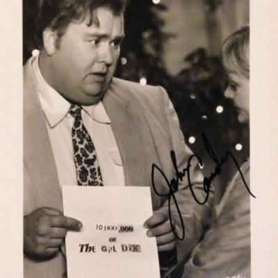 John Candy signed promo photo 