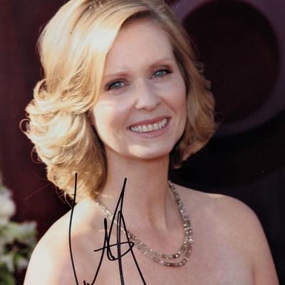 Sex in The City Cynthia Nixon signed photo