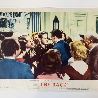The Rack original 1956 vintage lobby card