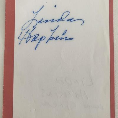 Linda Hopkins original signature