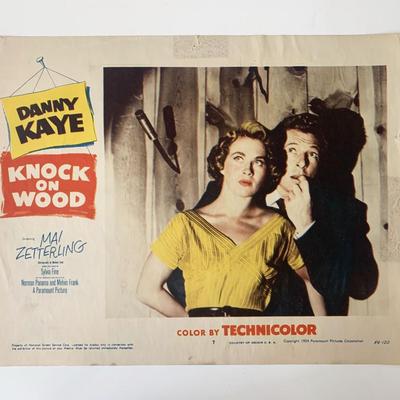 Knock on Wood original 1954 vintage lobby card