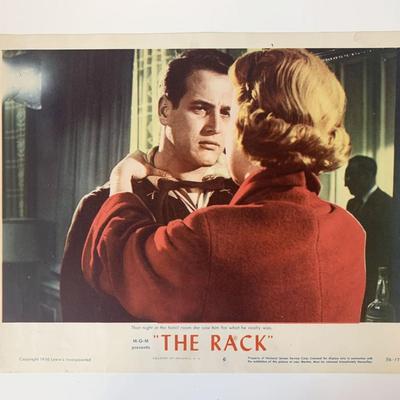 The Rack original 1956 vintage lobby card