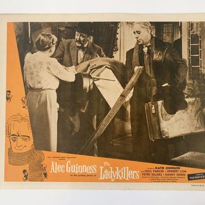 The Ladykillers original 1955 vintage lobby card