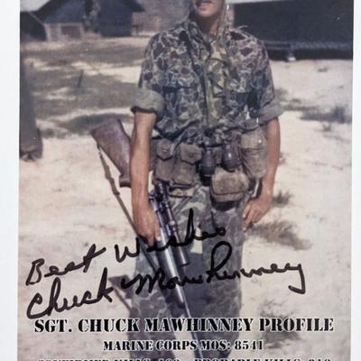 Charles Benjamin Mawhinney signed photo