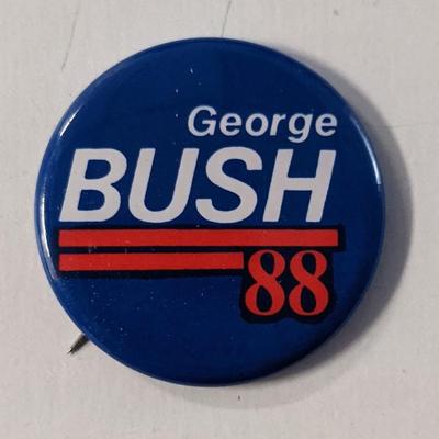 George H.W. Bush 1988 Presidential Campaign Pin