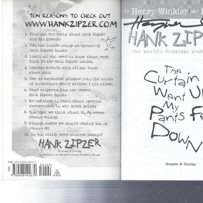 Henry Winkler signed children's book