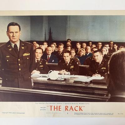 The Rack original 1956 vintage lobby card