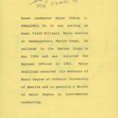 USMC signed program 