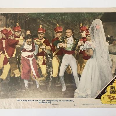 The Kissing Bandit original 1948 vintage lobby card