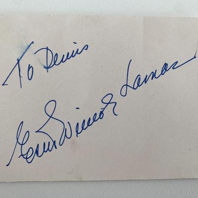 Esther Williams original signature