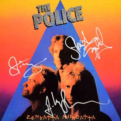 The Police signed Zenyatta Mondatta album