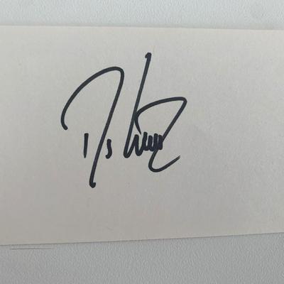 Davis Love III original signature