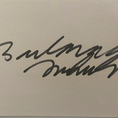 Maryland U.S. Senator  Barbara Mikulski original signature 