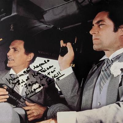 David Hedison signed photo- License to Kill