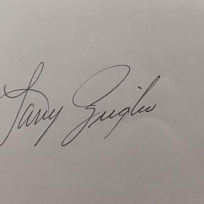  Professional golfer Larry Ziegler original signature 