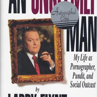 Larry Flynt signed book