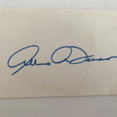 Geraldine Ferraro original signature