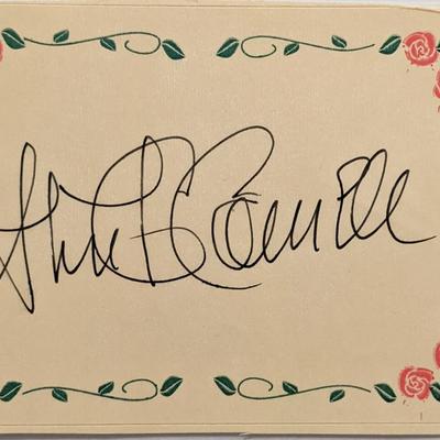 TV producer Stephen Cannell original signature