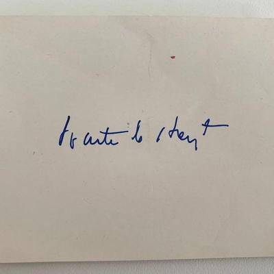 Waite Hoyte original signature