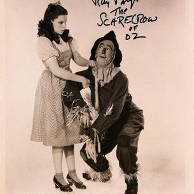 Ray Bolger signed promo photo 