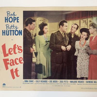 Let's Face It original 1943 vintage lobby card 