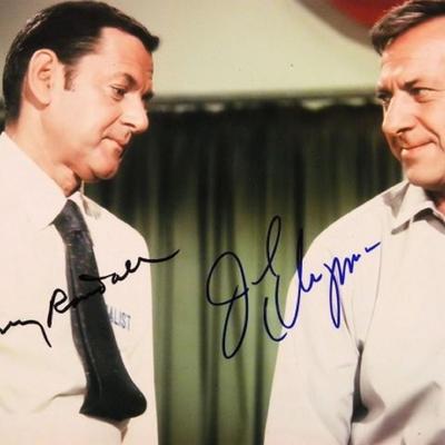 Jack Klugman and Tony Randall signed photo 