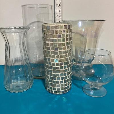 Group of Glass Vases