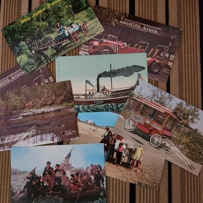 Stack of Old Postcards