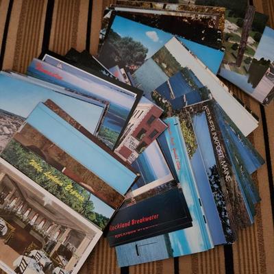 Stack of Old Postcards