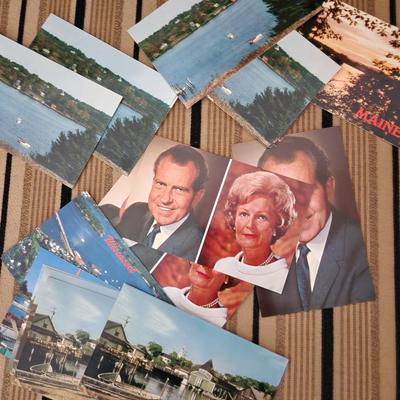 Stack of Old Postcards