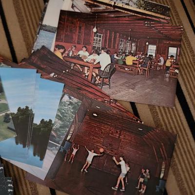 Stack of Old Postcards