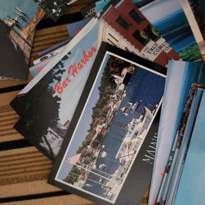 Stack of Old Postcards