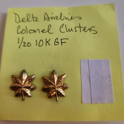 Delta Airlines Gold Colonel Uniform Clusters