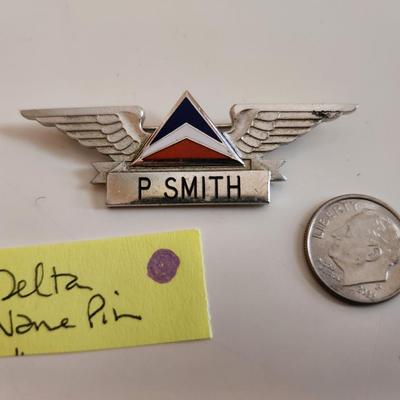 Delta Airline Name Badge