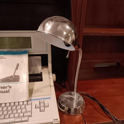 SMITH CORONA PERSONAL WORD PROCESSOR, BRIEFCASE AND DESK LAMP