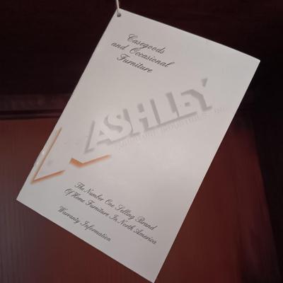 8 PIECE ASHLEY FURNITURE PARTNER OR EXECUTIVE DESK