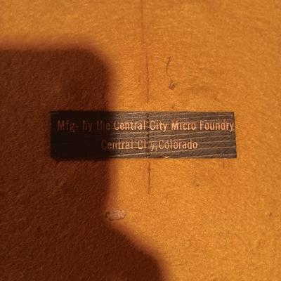 2 BARBED WIRE SAMPLES MADE BY CENTRAL CITY MICRO FOUNDRY