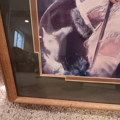 SIGNED PICTURE OF NATIVE AMERICAN GIRL BY MAIJA
