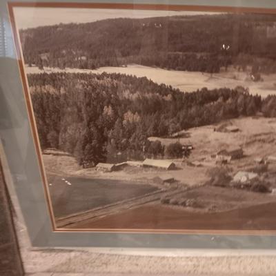 2 LARGE FRAMED PHOTOS