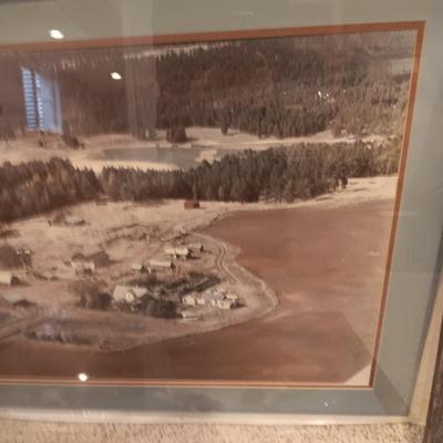 2 LARGE FRAMED PHOTOS