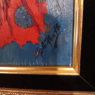 ORIGINAL OIL PAINTINGS BY WM A FOOTE OF ACTUAL CLOWNS