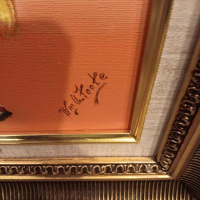 ORIGINAL OIL PAINTINGS BY WM A FOOTE OF ACTUAL CLOWNS