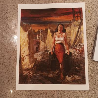 ROLLED POSTERS OF MOSTLY WAR PLANES AND OTHER PRINTS