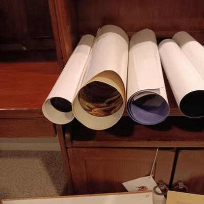 ROLLED POSTERS OF MOSTLY WAR PLANES AND OTHER PRINTS