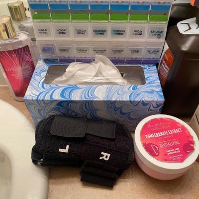 BLOOD PRESSURE MONITOR, COVID TEST, PERSONAL CARE ITEMS