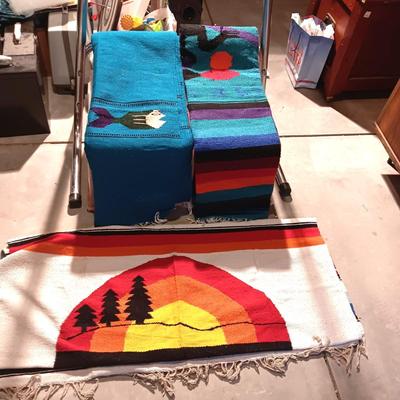 3 LIKE NEW BLANKETS FROM MEXICO