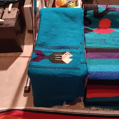 3 LIKE NEW BLANKETS FROM MEXICO