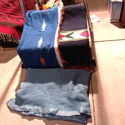3 BLANKETS, 2 FROM MEXICO