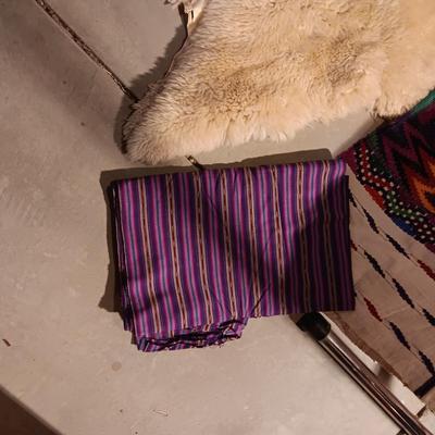 GENUINE SHEEPSKIN AND COLORFUL MATERIAL FROM MEXICO
