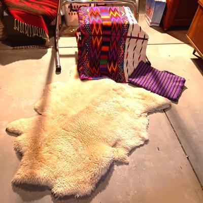 GENUINE SHEEPSKIN AND COLORFUL MATERIAL FROM MEXICO